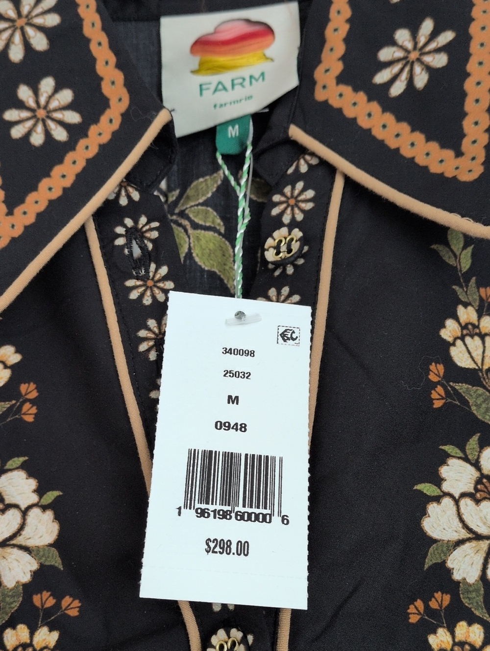 Farm Rio Floral Dress NWT - Picture 5 of 6